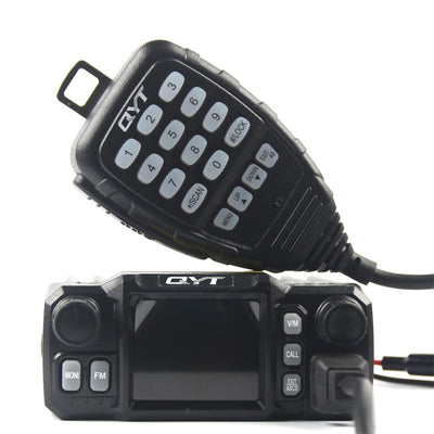 LinkMejor KT-7900D 25W Quad Band Mini Mobile Radio 144/220/350/440MHz 200 Channels UV Large LCD Screen Transceiver Walkie Talkie