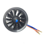 Hobbyocean 90mm 12-Blade EDF Electric Ducted Fan Unit With 6S 1450KV 8S 1100KV Brushless Motor 125A ESC for RC Airplane Jet