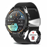 HW50 1.6inch HD Screen LED Flashlight bluetooth Call Heart Rate Blood Pressure Blood Oxygen Monitor Sleep Monitoring Multi-sport Modes Music Playback IP67 Waterproof Smart Watch