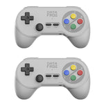 LinkMejor PC07 2.4G Wireless Dual Gaming Controller 32H Battery Classic D-Pad Arcade Game Controller for PC Android TV Box Retro Gamepad Plug and Play