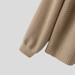 LinkMejor Mens Knitted Striped Long Sleeve Cardigan Casual Solid Color Spring Fall Winter Men's Coat