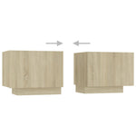 TV Cabinet Sonoma Oak 39.4"x14"x16" Chipboard