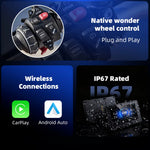 6.2-Inch Motorcycle GPS With Wireless CarPlay Android Auto IP67 Moto Display WonderWheel Compatible For BMW R1200GS R1250GS F800 F900 S1000XR