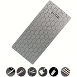 200 400 600 1000 2000grit Diamond Knife Sharpener Kit Sharpening Stone Grind Grinding Kitchen Tools Honeycomb Flaky Whetstone