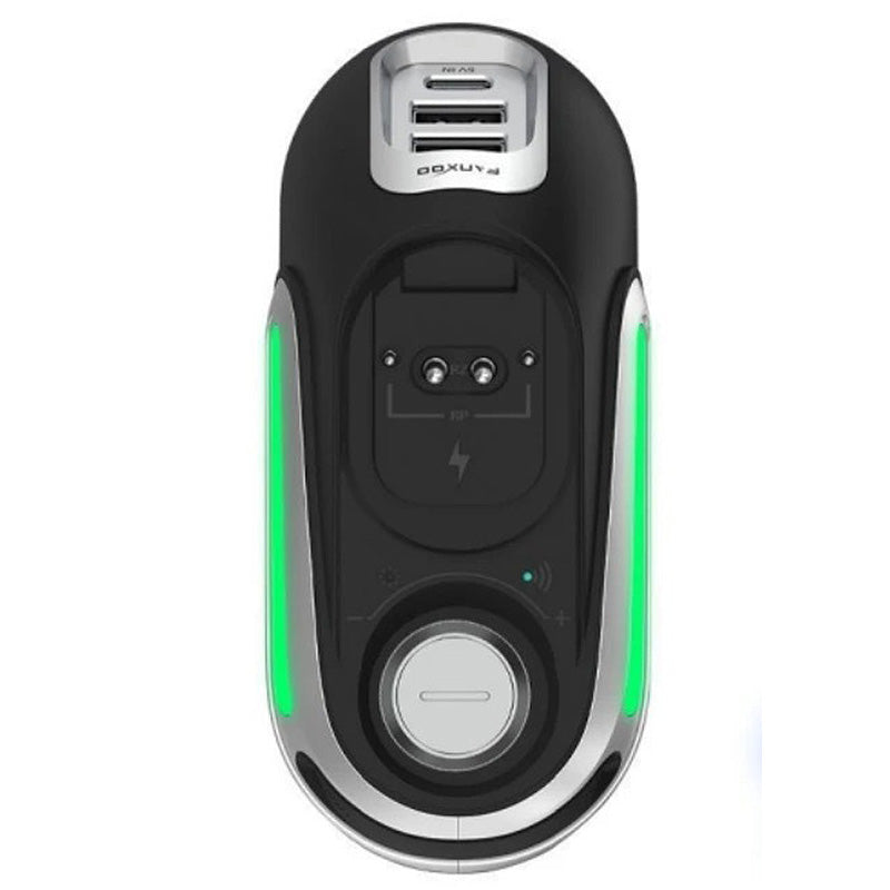 FURYCUBE R-Power Magnetic Mouse Charging Dock for Razers Mouse Wireless Charging Base RGB Lighting Volume Knob USB Hub Compatible with Raser Series Wireless Mouse