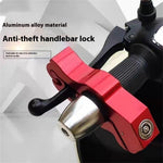 LinkMejor Anti-Theft Aluminum Alloy Handlebar Lock for Bike Motorcycle E-Bike Universal Portable Bicycle Secure Lock