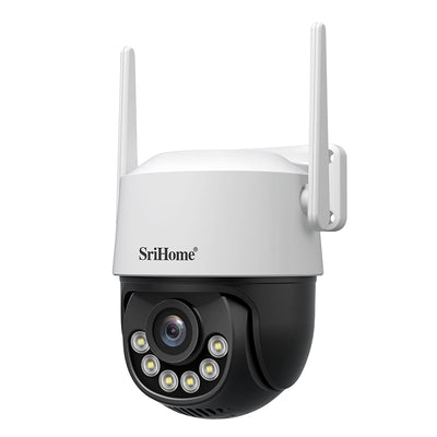 LinkMejor SH072 8MP 4K 3X Zoom Security Camera Outdoor PTZ Dual Band WiFi 2.4G/5G Night Vision 2 Way Audio Human Detection IP66 Waterproof Wireless Smart Home Surveillance Cameras