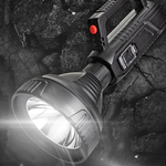 A08 Long Shoot Strong OSL Spotlight with 18650 Li-ion Battery USB Rechargeable＆Power Display LED Handheld Flashlight Home Tools