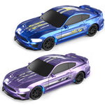 LinkMejor 8500 8501 1/43 2.4G 4WD RTR Full Scale Mini Drift RC Car LED Lights Desktop Vehicle Models