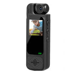Y9 1080P Back Clip Portable Sports Camera 2K WiFi Infrared Night Vision Digital Video Recorder with 180° Rotary Lens Police Small Camcorder