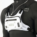 Men's Tactical Chest Bag Outdoor Gym Vest Reflective Safety Waterproof Cycling Pack Multi-function Male Phone Case Casual Sports Bag