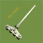 Positioning Calipers for Precise Measurements Easy Wood Cutting Stainless Steel Precision Cutting Guide for Circular Saws Adjustable Guide Rail Positioning Calipers for Circular Skill Hand Sawurate Woodworking Tool