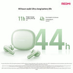 XIAOMI REDMI Buds 8 TWS Earbuds bluetooth Wireless ANC Earphone Actice Noise Cancelling 11mm Large Moving Coil LHDC Hi-Res Audio In-ear Sports Headphones