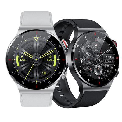 QW33 1.28inch HD Screen bluetooth Call ECG+PPG Heart Rate Blood Pressure Blood Oxygen Monitor Sleep Monitoring NFC Access Control Multi-sport Modes Music Playback IP67 Waterproof Smart Watch