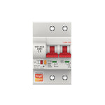 LinkMejor Tuya 80A 2P Smart WiFi Circuit Breaker APP Remote Control Schedule Setting Voice Control Compatible With Alexa Google Home