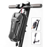 LinkMejor 3L Electric Scooter Front Bag Waterproof EVA Hard Shell Storage Bag Front Hanging Bag for Electric Scooter Bike
