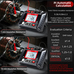 LinkMejor KM502C Insulation Resistance Tester 1000V Output Voltage 20GΩ Range Digital Megohmmeter High Voltage Testing Auto Discharge Function Backlit Screen