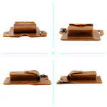 Ekphero Retro Men's Waist Bag Genuine Leather Belt Bag Key Waist Work Pocket Phone Bag for Belt Wearable Holster