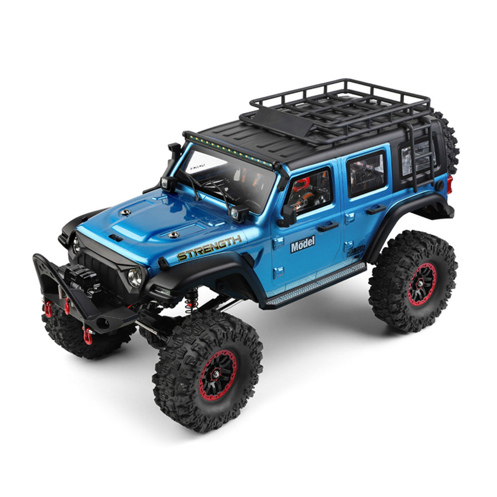 LinkMejor 104010 RTR 1/10 2.4G 4WD RC Car Rock Crawler Off-Road Climbing Truck Full Proportional LED Light Vehicles Models Toys