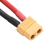 LinkMejor Power 7.4V 2200mAh 120C 2S LiPo Battery XT60 Plug with Adaper for RC Drone