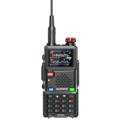 LinkMejor UV-5RH PRO Walkie Talkie 10W GPS 640 Channels Type-C Charging NOAA Weather Radio Two Way Ham Radio