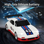 LinkMejor 4301/02/03/04 4305/06/07/08/09 RTR 1/43 2.4G 4WD Drift RC Car Optional Gyro Mini Race LED Light Radio Control High-Speed Motor On-Road Racing Vehicle Model Boys Gifts Outdoor Toys