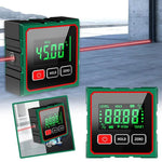 CZDang Digital Display Inclinometer Four-sided magnet Angle Finder Bevel Gauge Protractor with 1.8"FSTN Screen Rechargeable Battery Four-Sided Magnets Type-C Charging
