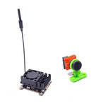 LinkMejor 5.8GHz 48CH 2W Adjustable VTX with B19 Pro 1500TVL 19x19mm FPV Camera Combo for RC FPV Drones