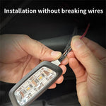 Car LED Tailgate Ambient Light Illumination Strip No Installation Required High Visibility Lamp Strip for Trunk Decoration