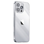 LinkMejor Simple Series Transparent Mobile Phone Case for iPhone 16 Pro Max Shockproof Protective Mobile Cover with Airbag for iPhone 16 Plus Oil-resistant Soft TPU Silicone Shell