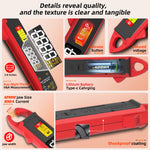 LinkMejor UX1 UX2 Digital Clamp Meter True RMS 6000 Counts AC/DC 6A/60A/100A/200A Auto Range Color Screen NCV LoZ Dual Display
