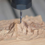 1/8 Inch Shank Tapered CNC Router Bits Ball Nose End Mill Set TiAIN Coated 2 Flute Cutting Tool for Carving Engraving Cutting Wood Metal Acrylic MDF