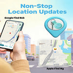LinkMejor Xtag11 Anti-lost Tracker 75 dB Long Ring Dual System IPX5 Waterproof Bluetooth GPS Mini Smart Tag for iOS Phone Keys Wallet Suitcase Luggage Bags