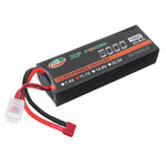 LinkMejor 11.1V 5000mAh 100C 3S LiPo Battery T Deans Plug for RC Drone