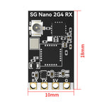 LinkMejor SkyGuy Nano 2.4GHz ExpressLRS ELRS 100mW IPEX1 Receiver for FPV Racing Drone RC Airplane