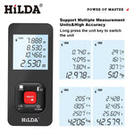 LinkMejor Laser Distance Meter 50m/100m/120m High Precision ±2mm Rangefinder LCD Backlight Display Type-C Battery