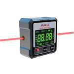 Digital Protractor Inclinometer Laser Level Angle Finder Magnetic Base Rechargeable Battery Accurate Measurement Woodworking Machining Automotive Angle Tool Compact Design Adjustable