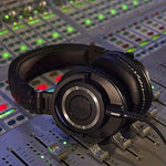 Wired Headset Monitor Headphone 45mm Large Driver HiFi Sound 3.5mm Wired Over-ear Headphones