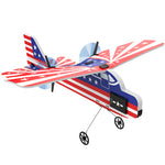 LinkMejor KF800 2.4GHz 2CH 220mm Wingspan MPP Built-in Gyro Indoors Mini Glider RC Airplane RTF