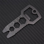 Multi-functional Pocket Tool Hex Wrench and Bottle Opener with Compact Portable Design for Indoor Outdoor Adventure
