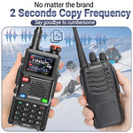 LinkMejor UV-5RH PRO Walkie Talkie 10W GPS 640 Channels Type-C Charging NOAA Weather Radio Two Way Ham Radio