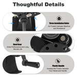 Manual Coil Winder Counter Machine Cast Iron Frame Steel Gear Wire Diameter 02-26mm Mechanical Winding Tool Reliable Compact Design