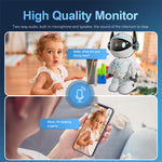 LinkMejor PT205 5G Dual Wifi Smart Robot Camera Wireless PTZ AI Automatic Tracking Motion Detection Security Camera Two-way Audio Night Vision Hieasy APP