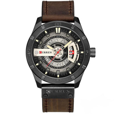 LinkMejor Men Classic Sports Quartz Watch Large Dial Fashion Casual Watches Waterproof Watch with Calendar, Luminous Hands