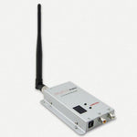 Partom 1.2GHz 1.5W FPV Transmitter & 12CH FPV Receiver, 8CH TX 1500mW, 1080-1360MHz, 10km+ Range, PLL Digital Frequency, LED Display, Audio/Video Sync, SMA, 12V, for Fixed-Wing Long-Range RC Drone