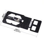 LinkMejor TOOLS Track Saw Square Right Angle Guide Circular Saw Guide Rail Angle Stop Compatible with Makita and Festool Guide Rail