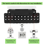 Woodworking Straight Hole Drill Template Hinge Hole Opener Dual Drill Bit Adapter Spring Pressure Cabinet Door Positioning Plate