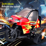 Geeks X801 RTR 1/8 2.4G RWD RC Car Tricycle Motorcycle Full Proportional Control LED Light Stunt Drift Remote Control 50 Minutes Playing Time Vehicles Models Toys