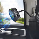 LinkMejor Car Hose Fan 3-Speed 360° Adjustment USB Powered Rear Seat Universal Vehicle Cooling Fan