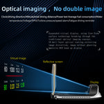 Head-Up Display Portable Car OBD2 Speed Navigation Projector Car Dashboard Display Screen Navigation Projector GPS OBD Speedometer Head Up Display